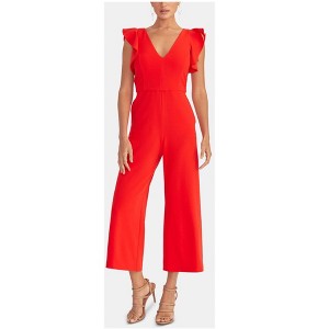 Rachel Roy Womens V Neck Cropped Jumpsuit - 1 of 1