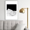 Viviana Gonzalez Lines in the mountains Metal Framed Art Print - Deny Designs - 2 of 4