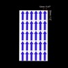 Unique Bargains Directional Sign PVC Adhesive Removable Small Arrow Sticker 180 Pcs - 2 of 4