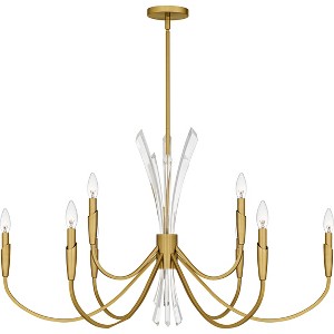 Cecily 9-Light Brushed Gold Chandelier - 1 of 4