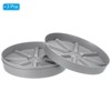 Unique Bargains Home Indoor Living PP Resin Plant Saucers 3 Pcs - 3 of 4