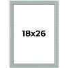 PosterPalooza | Refined Blue Picture Frame - UV Acrylic, Foam Board Backing, Hanging Hardware - 2 of 4
