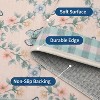 Washable Non-Slip Farmhouse Rugs - Floral Butterfly Print, Soft Accent Carpet for Living Room, Bedroom, Dining Room & Office - 4 of 4