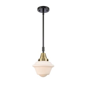 Oxford - 1 Light Stem Hung Mini Pendant In Traditional Style-9.13 Inches Tall and 7.5 Inches Wide - 1 of 1