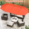 Tangkula 13 FT Double-sided Patio Umbrella Outdoor Large Twin Size Umbrella - 4 of 4