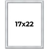 PosterPalooza | Classic Silver Picture Frame - UV Acrylic, Foam Board Backing, Hanging Hardware - 2 of 4