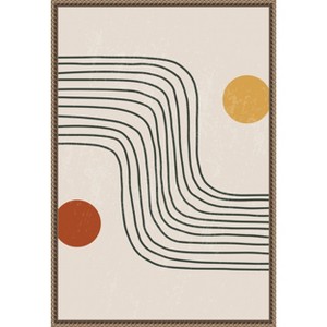 Amanti Art Minimal Shapes #6 by Jay Stanley Canvas Wall Art Print Framed 16-in. x 23-in. - 1 of 4