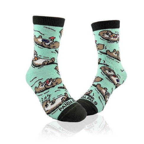 Floating Otters Socks from the Sock Panda (Ages 3-7) - image 1 of 4