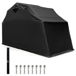 Costway 11.2' x 4.5' x 6.3' Waterproof Motorbike Storage Tent Outdoor Motorcycle Shelter - 1 of 4