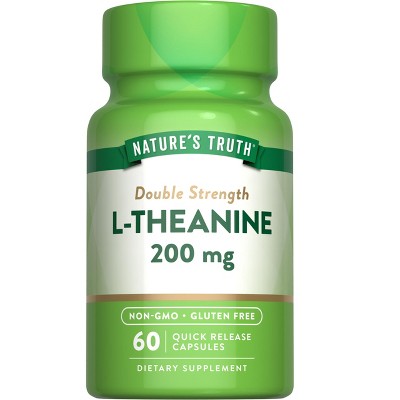 Nature's Truth L-Theanine 200mg | 60 Capsules