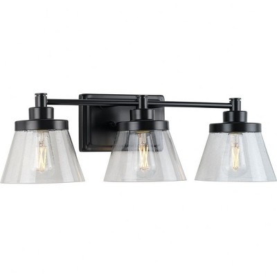 Progress Lighting Hinton 3-Light Brushed Nickel Bath Vanity