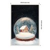 Amanti Art 23"x33" Snow Town Globe by Melloi Framed Canvas Wall Art - 4 of 4