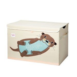 3 Sprouts Kids Toy Chest - Otter - 1 of 4