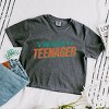 The Life Of A Teenager Puff/Glitter - Womens Boxy Crop Top - 2 of 3