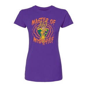 Women's - Marvel - Loki Master Of Mischief Fitted Graphic T-Shirt - 1 of 1