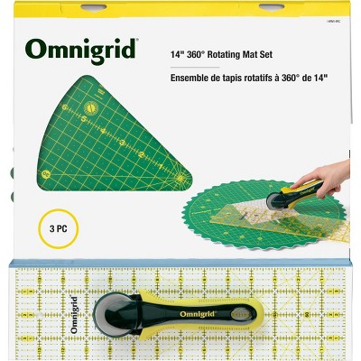 Omnigrid 24 360 Square Rotating Cutting Mat : Target