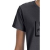 INTIMO Womens' Love Plaid Heart Arrow Crewneck Shirt Grey - 3 of 3