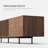 Luck Live 70.87-inch Walnut TV Stand Multifunctional Entertainment Center for Living Room & Bedroom - 3 of 4