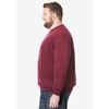 KingSize Men's Big & Tall Fleece Crewneck Sweatshirt - 4 of 4