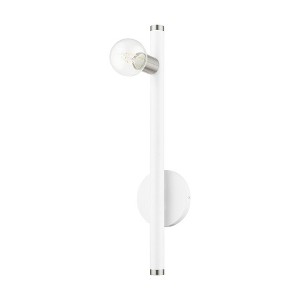 Livex Lighting Bannister 1 - Light Wall Light in  White - 1 of 1