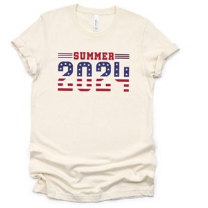 Simply Sage Market Women's Stars and Stripes Summer 2024 Short Sleeve Graphic Tee - 1 of 4
