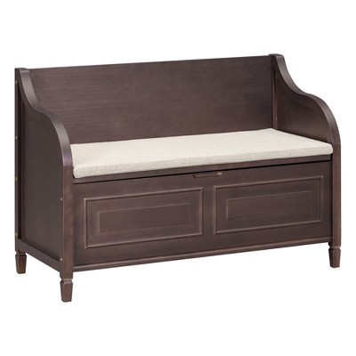 Dexmalle Rustic Multifunctional Storage Bench,Entryway