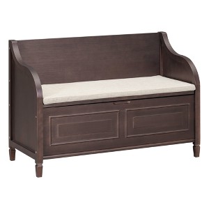 Dexmalle Rustic Multifunctional Storage Bench,Entryway - 1 of 4