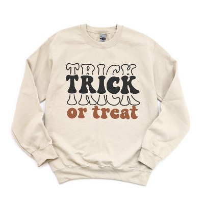 Simply Sage Market Women's Graphic Sweatshirt Trick or Treat Stacked