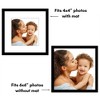Americanflat Picture Frame with Mat - Modern Design, Shatter-Resistant Glass, Dual Sawtooth Hangers, Ideal for Home and Office Decor (2 Pack) - 4 of 4