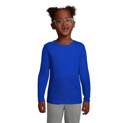 Lands' End School Uniform Kids Long Sleeve Essential T-shirt