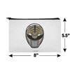 Power Rangers White Ranger Helmet Makeup Cosmetic Bag Organizer Pouch - 4 of 4