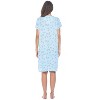 Casual Nights Women's Super Soft Yummy Nightshirt, Short Sleeve Nightgown, Night Dress with Fun Prints & Patterns - 4 of 4