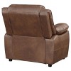 Coaster Home Furnishings Ellington Upholstered Padded Arm Accent Chair Dark Brown - 4 of 4