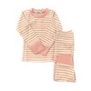 BenBen Pink Stripes/Butterflies 2 Pack Kids Pajamas - 2 of 4