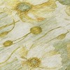 Sage Fern Green And Ivory Floral Washable Indoor Outdoor Area Rug - 4 of 4