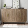 Mid-Century Modern Buffet Cabinet with Adjustable Shelves, Accent Storage Sideboard for Living Room, Dining Room, or Hallway–The Pop Home - 2 of 4