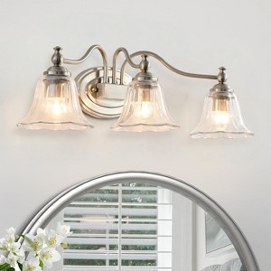 BAOURE Modern Bathroom Vanity Light Dimmable LED 23 in  Light for Bathroom  Living Room Bedroom Light Fixture，Mirror Light for  with Glass Shade - 1 of 4