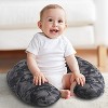The Peanutshell Nursing Pillow for Breastfeeding, Black Camo - 3 of 4