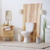 Evideco French Home Goods Bathroom Trash Can Padang Bamboo Top 1.3 Gal - 2 of 4