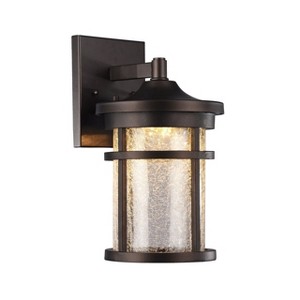 Chloe Lighting Frontier Transitional Led Rubbed Bronze Outdoor Wall Sconce 11"Height - 1 of 4