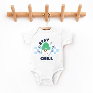 The Juniper Shop Stay Chill Checkered Baby Bodysuit - 1 of 2
