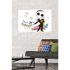 Trends International Disney Tim Burton's The Nightmare Before Christmas - Ink Pumpkin King Unframed Wall Poster Print White Mounts Bundle 22.375" x - 2 of 4