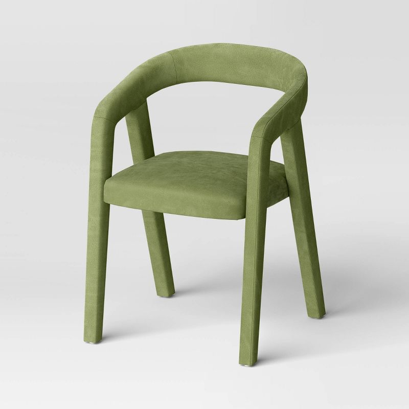 Lana Curved Back Upholstered Dining Chair - Threshold™, 1 of 11