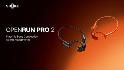 Shokz OpenRun Pro 2 Bluetooth Wireless Headphones - Black (S820-ST