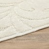 Shag Area Rug Floral Shaggy Rug Soft Thick Solid Carpet Boho Plush Fluffy High-Low Pile Rug - 4 of 4