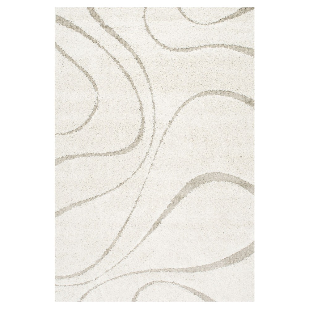 4'x6' Carolyn Cozy Soft & Plush Shag Rug Cream- nuLOOM