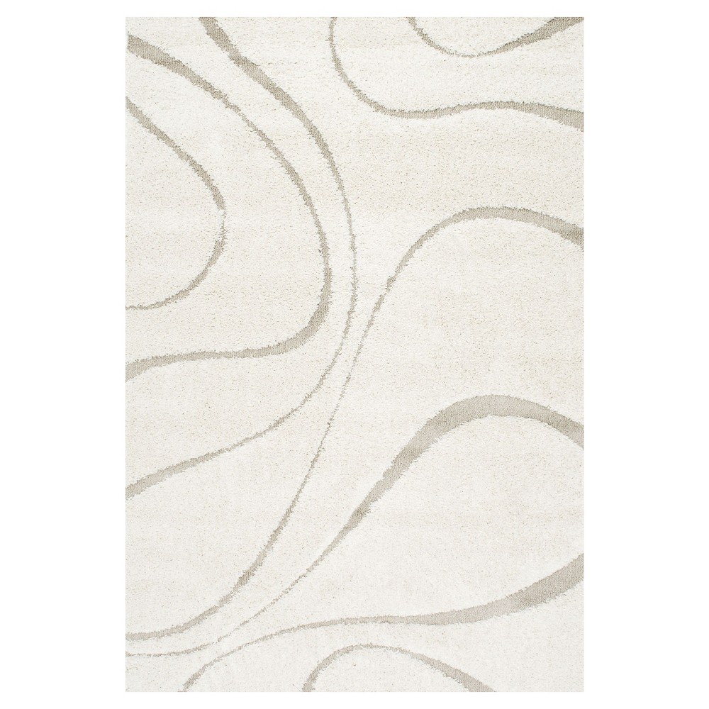 4'x6' Carolyn Cozy Soft & Plush Shag Rug Cream- nuLOOM