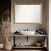 Amanti Art Carter Dark Gold Non-Beveled Wood Framed Bathroom Vanity Wall Mirror - 4 of 4
