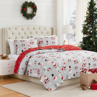 Avanti Linens Ho Ho Ho Full/Queen Quilt Set