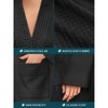 PAVILIA Women Waffle Knit  Robe, Soft Cozy Breathable Lightweight Long Bathrobe with Pockets for Shower Spa House - 3 of 4